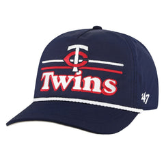 Minnesota Twins Campscape Hitch Adjustable Hat Navy