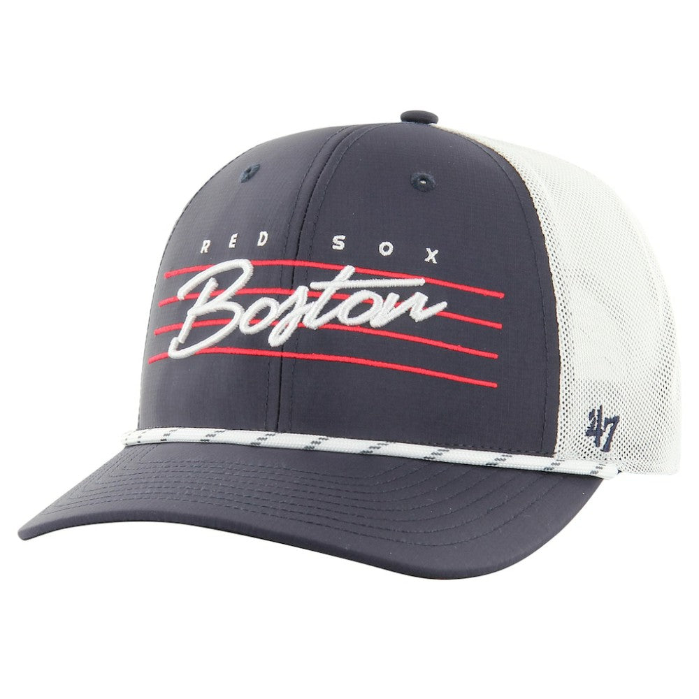 Boston Red Sox Downburst Trucker Adjustable Hat Navy