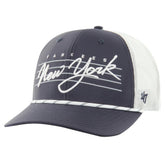New York Yankees Downburst Trucker Adjustable Hat Navy