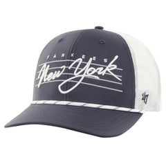 New York Yankees Downburst Trucker Adjustable Hat Navy