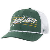 Athletics Downburst Trucker Adjustable Hat Green