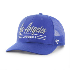 Los Angeles Dodgers Garner Trucker Adjustable Hat Royal