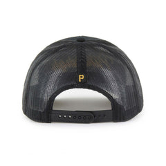Pittsburgh Pirates Garner Trucker Adjustable Hat Black