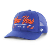 New York Mets Garner Trucker Adjustable Hat Royal