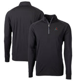 Arizona Diamondbacks Cutter & Buck Adapt Eco Knit Recycled Quarter-Zip Pullover Top Black