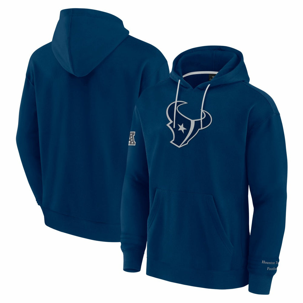 Houston Texans Elements Pace Pullover Hoodie - Navy sale
