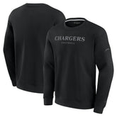 Los Angeles Chargers Unisex Elements Unlimited Fleece Pullover Sweatshirt - Black outlet