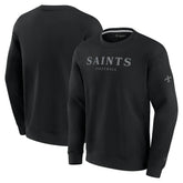 New Orleans Saints Unisex Elements Unlimited Fleece Pullover Sweatshirt - Black on sale