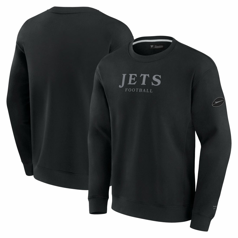New York Jets Unisex Elements Unlimited Fleece Pullover Sweatshirt - Black for sale