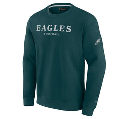 Philadelphia Eagles Unisex Elements Unlimited Fleece Pullover Sweatshirt - Midnight Green discount