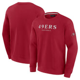 San Francisco 49ers Unisex Elements Unlimited Fleece Pullover Sweatshirt - Scarlet discount