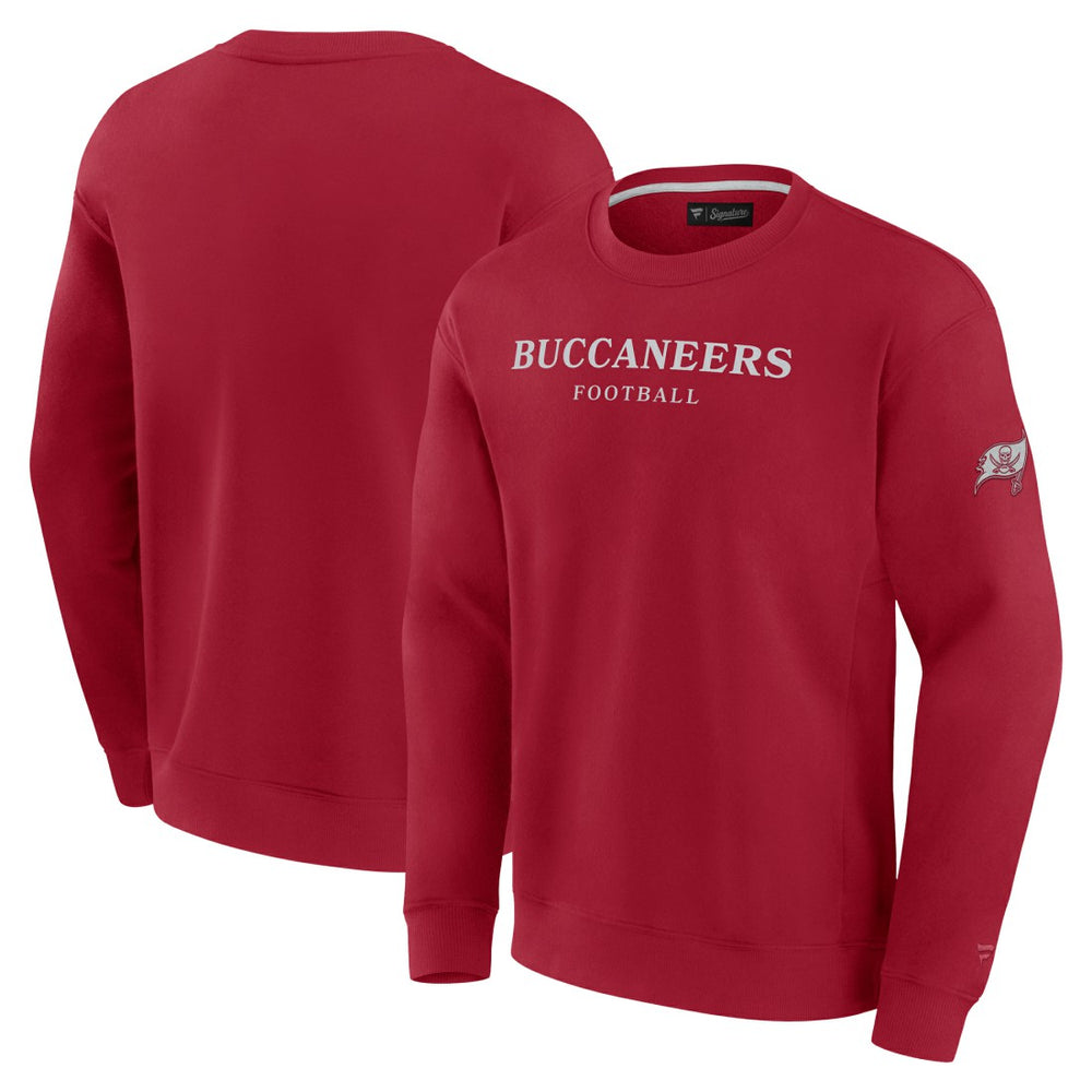 Tampa Bay Buccaneers Unisex Elements Unlimited Fleece Pullover Sweatshirt - Red discount
