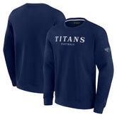Tennessee Titans Unisex Elements Unlimited Fleece Pullover Sweatshirt - Navy discount
