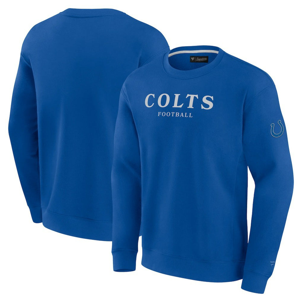 Indianapolis Colts Unisex Elements Unlimited Fleece Pullover Sweatshirt - Royal sale