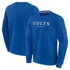 Indianapolis Colts Unisex Elements Unlimited Fleece Pullover Sweatshirt - Royal sale