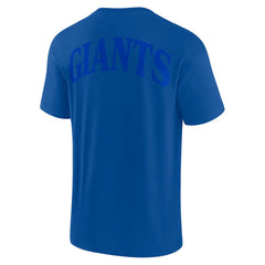 New York Giants Unisex Elements Iconic T-Shirt - Royal on sale