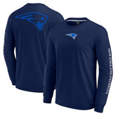 New England Patriots Unisex Elements Strive Long Sleeve T-Shirt - Navy discount