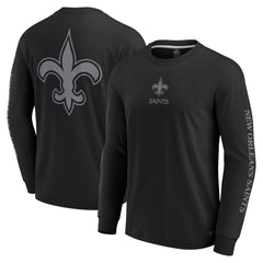New Orleans Saints Unisex Elements Strive Long Sleeve T-Shirt - Black online