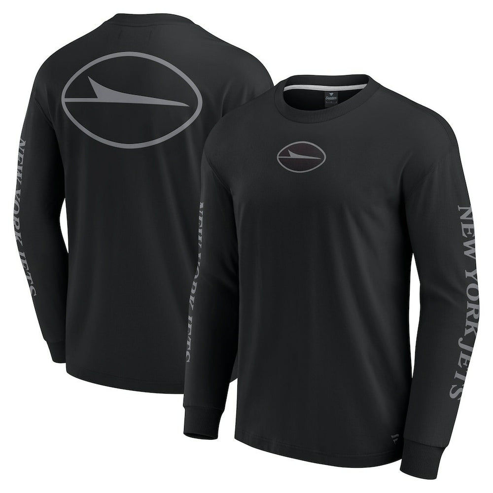 New York Jets Unisex Elements Strive Long Sleeve T-Shirt - Black on sale