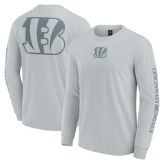 Cincinnati Bengals Unisex Elements Strive Long Sleeve T-Shirt - Gray for sale