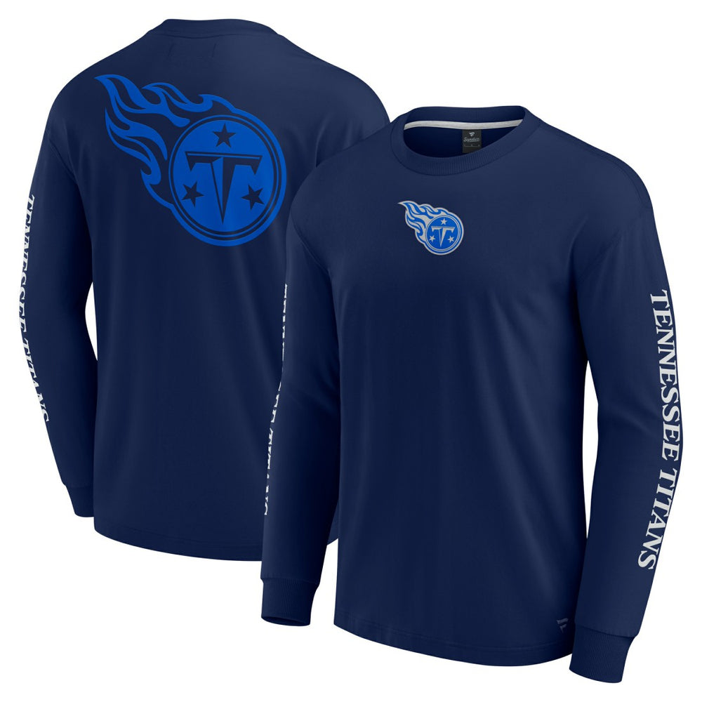 Tennessee Titans Unisex Elements Strive Long Sleeve T-Shirt - Navy sale