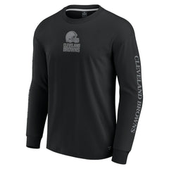 Cleveland Browns Unisex Elements Strive Long Sleeve T-Shirt - Black outlet
