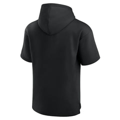 Carolina Panthers Unisex Elements Ready Short Sleeve Pullover Hoodie - Black cheap