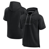 Los Angeles Chargers Unisex Elements Ready Short Sleeve Pullover Hoodie - Black sale