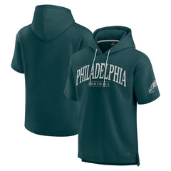 Philadelphia Eagles Unisex Elements Ready Short Sleeve Pullover Hoodie - Green sale