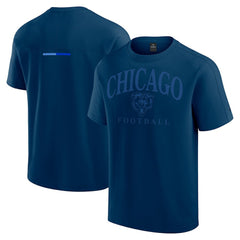 Chicago Bears Unisex Elements Flex Tri-Blend T-Shirt - Navy sale