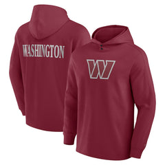 Washington Commanders Elements Blaze Tri-Blend Long Sleeve Hoodie T-Shirt - Burgundy for sale