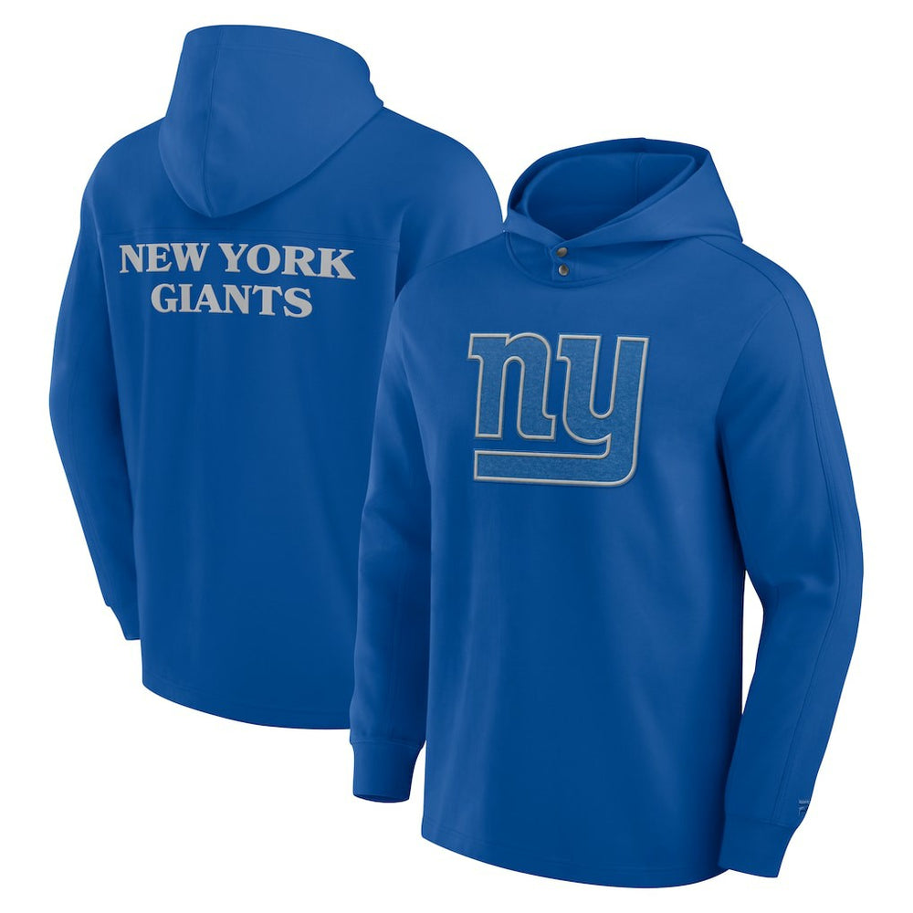 New York Giants Elements Blaze Tri-Blend Long Sleeve Hoodie T-Shirt - Royal cheap