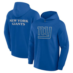 New York Giants Elements Blaze Tri-Blend Long Sleeve Hoodie T-Shirt - Royal cheap