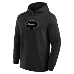 New York Jets Elements Blaze Tri-Blend Long Sleeve Hoodie T-Shirt - Black on sale