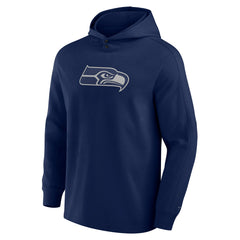 Seattle Seahawks Elements Blaze Tri-Blend Long Sleeve Hoodie T-Shirt - College Navy for sale
