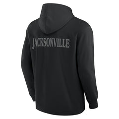 Jacksonville Jaguars Elements Blaze Tri-Blend Long Sleeve Hoodie T-Shirt - Black for sale