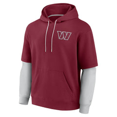 Washington Commanders Unisex Sleek Elements Pullover Hoodie - Burgundy for sale