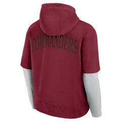 Washington Commanders Unisex Sleek Elements Pullover Hoodie - Burgundy for sale