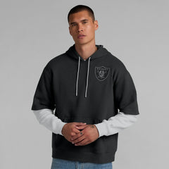 Las Vegas Raiders Unisex Sleek Elements Pullover Hoodie - Black for sale