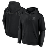 New Orleans Saints Unisex Sleek Elements Pullover Hoodie - Black online