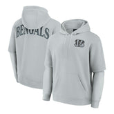 Cincinnati Bengals Unisex Sleek Elements Pullover Hoodie - Gray for sale
