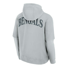 Cincinnati Bengals Unisex Sleek Elements Pullover Hoodie - Gray for sale