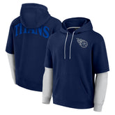 Tennessee Titans Unisex Sleek Elements Pullover Hoodie - Navy sale