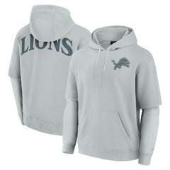 Detroit Lions Unisex Sleek Elements Pullover Hoodie - Gray outlet