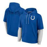 Indianapolis Colts Unisex Sleek Elements Pullover Hoodie - Royal on sale