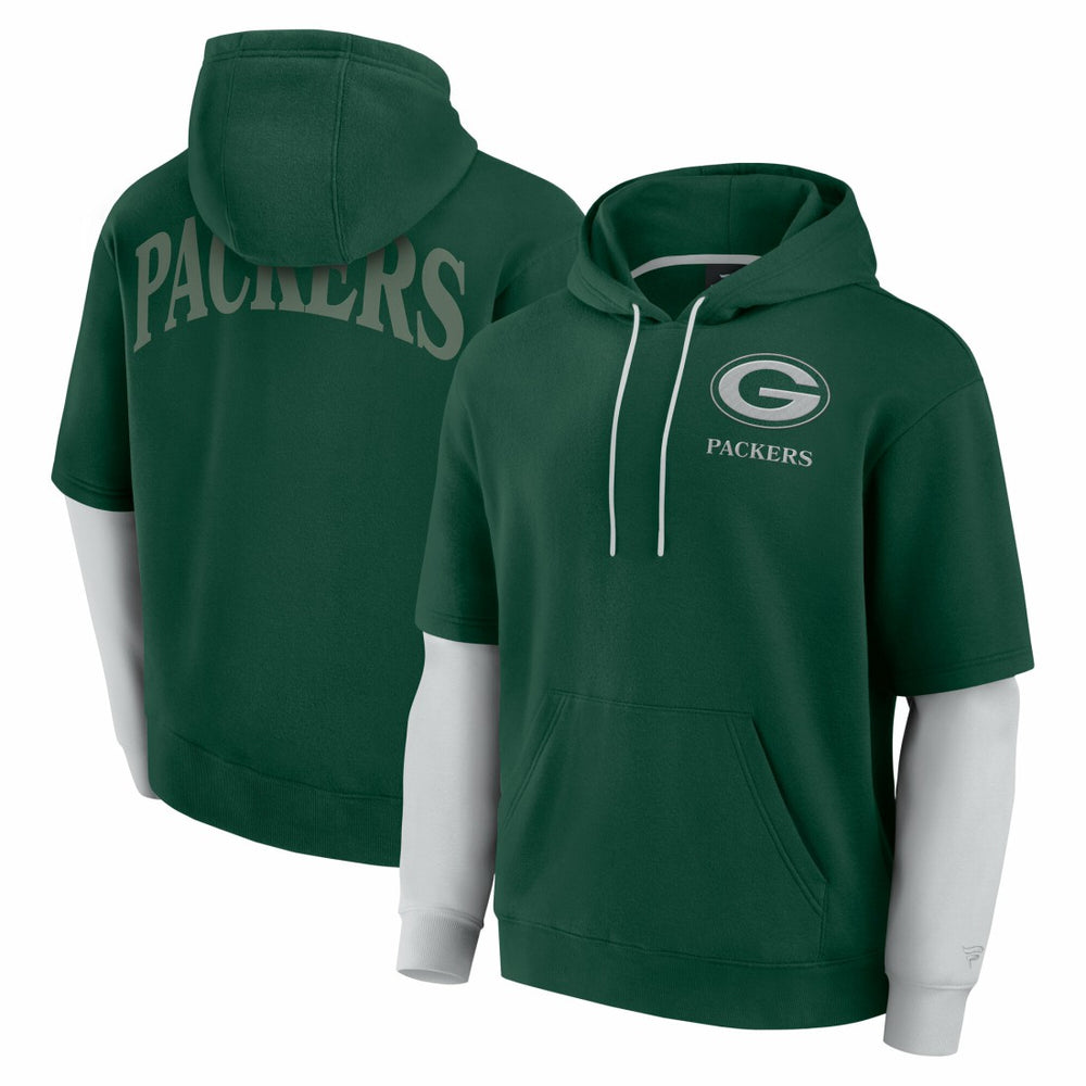 Green Bay Packers Unisex Sleek Elements Pullover Hoodie - Green sale