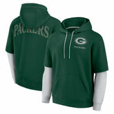 Green Bay Packers Unisex Sleek Elements Pullover Hoodie - Green sale