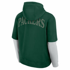 Green Bay Packers Unisex Sleek Elements Pullover Hoodie - Green sale