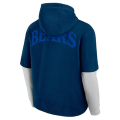Chicago Bears Unisex Sleek Elements Pullover Hoodie - Navy sale