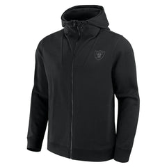 Las Vegas Raiders Unisex Front Office Full-Zip Hoodie - Black cheap